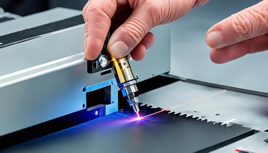 Austausch einer Laserdiode