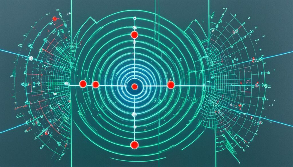 Laserzieltafel Visualisierung